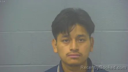 Mugshot of DIEGO SANTIZO-LORENZO booked in Greene County, Missouri on May 5, 2026