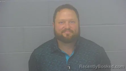 Mugshot of Drew Levi Stevenson booked in Greene County, Missouri on August 14, 2026