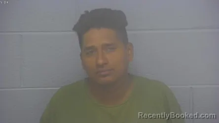 Mugshot of Erickson Antonio Castillo Garcia booked in Greene County, Missouri on August 16, 2026