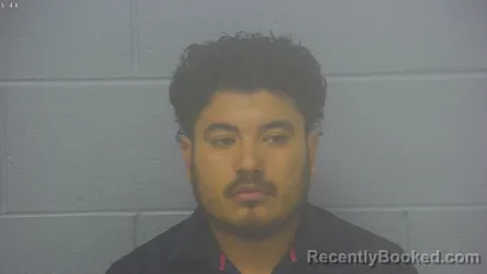 Mugshot of Edwin Lauriano Flores-Orellana booked in Greene County, Missouri on September 20, 2026