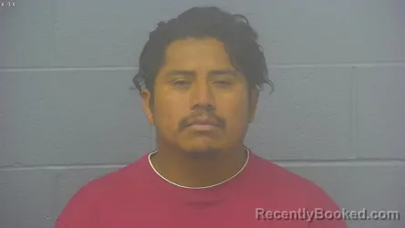 Mugshot of Evelio Gutierrez Bautista booked in Greene County, Missouri on July 30, 2026