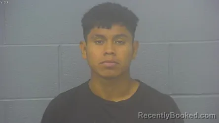 Mugshot of Esvin Macario Perez booked in Greene County, Missouri on October 15, 2026