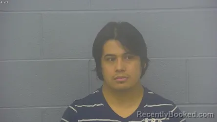 Mugshot of Esau Munoz-Morales booked in Greene County, Missouri on October 13, 2026