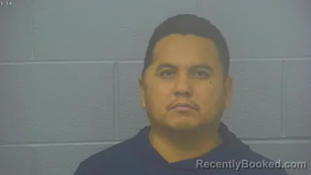 Mugshot of Evelio Martinez Garcia booked in Greene County, Missouri on September 24, 2026