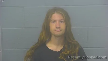 Mugshot of Ezekiel Levi Carmel Pruett booked in Greene County, Missouri on July 29, 2026