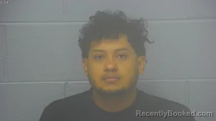 Mugshot of Excier Gudiel Quintanilla booked in Greene County, Missouri on August 23, 2026