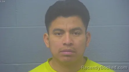 Mugshot of FREDY OTONIEL CUYUCH-MAZARIEGOS booked in Greene County, Missouri on April 3, 2026