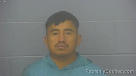 Mugshot of Fredy Orlando Gonzalez booked in Greene County, Missouri on October 16, 2026