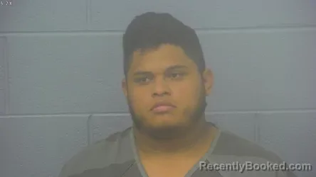 Mugshot of FRANKI OTONIEL OLIVAS-RODRIGUEZ booked in Greene County, Missouri on March 28, 2026