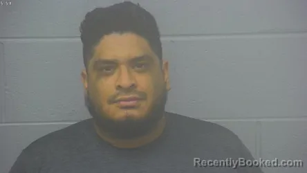 Mugshot of Fernando Enrique Ruiz-Bolanos booked in Greene County, Missouri on August 8, 2026