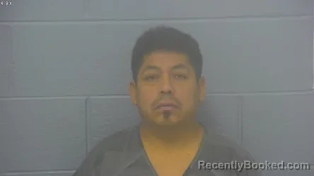 Mugshot of GELACIO AGUILAR-GARCIA booked in Greene County, Missouri on May 14, 2026