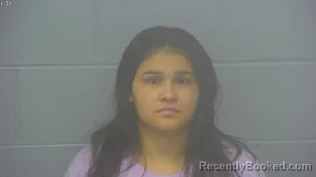 Mugshot of Gloria Estefany Guevara-Juarez booked in Greene County, Missouri on October 10, 2026