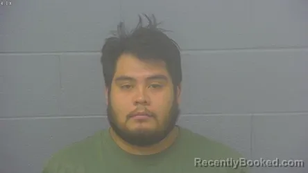 Mugshot of Hugo Isai Landa-Aquino booked in Greene County, Missouri on August 21, 2026