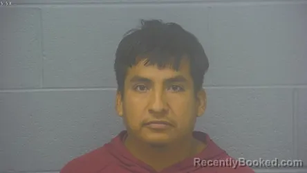 Mugshot of Hilario Perez-Esteban booked in Greene County, Missouri on August 8, 2026