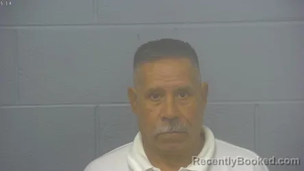 Mugshot of Homero Valenzuela Chaparro booked in Greene County, Missouri on August 12, 2026