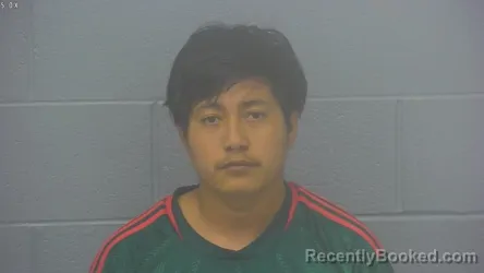 Mugshot of Ivan De Leon-Lopez booked in Greene County, Missouri on August 25, 2026
