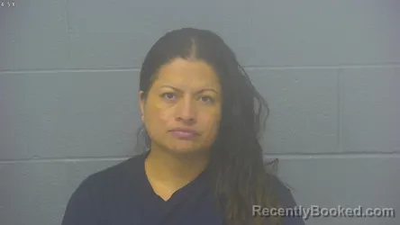 Mugshot of Ivette Huerta Perez booked in Greene County, Missouri on October 17, 2026