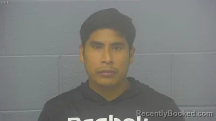 Mugshot of Israel Lopez booked in Greene County, Missouri on August 2, 2026