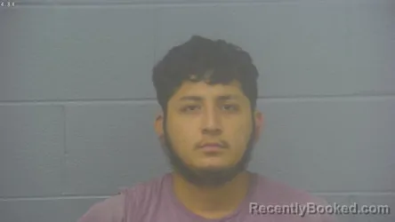 Mugshot of Ivan Padilla-Padilla booked in Greene County, Missouri on August 5, 2026