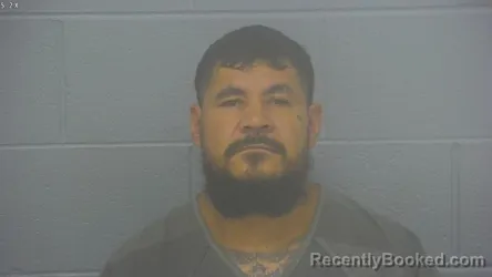Mugshot of Isidro Padilla-Vela booked in Greene County, Missouri on August 6, 2026