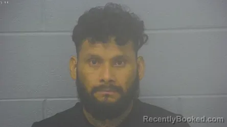 Mugshot of Ismael Sanchez Alvarez booked in Greene County, Missouri on October 4, 2026