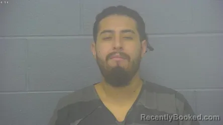 Mugshot of Jairo Ali Armendariz booked in Greene County, Missouri on August 7, 2026
