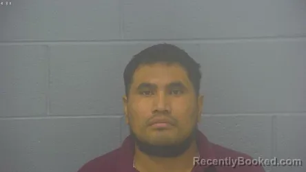 Mugshot of Juan Carlos Diaz Perez booked in Greene County, Missouri on October 8, 2026