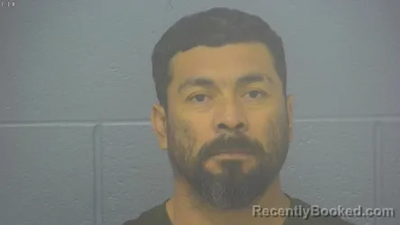 Mugshot of Jacinto De La Rosa-Duran booked in Greene County, Missouri on August 13, 2026