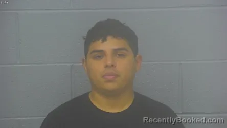 Mugshot of JUNIOR ALDAIR FUENTES-ORTIZ booked in Greene County, Missouri on May 17, 2026