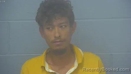 Mugshot of Josue Lindolf Hernandez-Sanchez booked in Greene County, Missouri on October 16, 2026