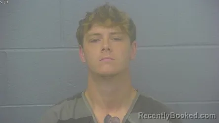 Mugshot of Jacob Paul Clinton Hampton booked in Greene County, Missouri on August 3, 2026