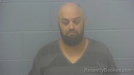 Mugshot of Justin Randall Edward Holley booked in Greene County, Missouri on October 8, 2026