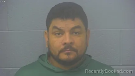 Mugshot of Javier Hernandez booked in Greene County, Missouri on August 23, 2026