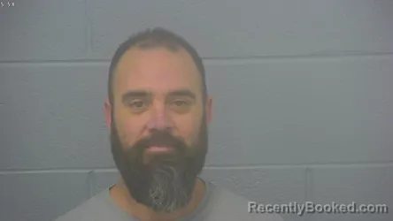 Mugshot of JUSTIN LEE KIRK booked in Greene County, Missouri on March 17, 2026