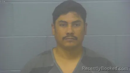 Mugshot of Jose Alfredo Lopez-Sanchez booked in Greene County, Missouri on October 14, 2026