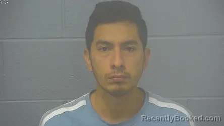 Mugshot of Johan Martin Marquez Perez booked in Greene County, Missouri on August 8, 2026