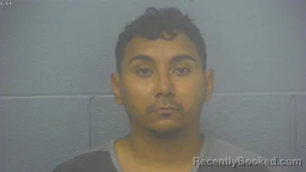 Mugshot of Jhonathan Smith Melendez Mendoza booked in Greene County, Missouri on August 1, 2026