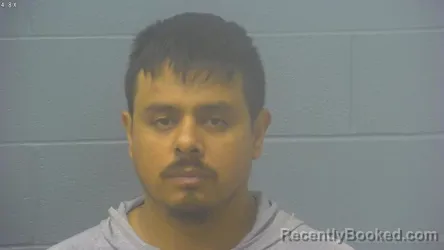 Mugshot of Jesus Martin Moreno Alva booked in Greene County, Missouri on August 25, 2026
