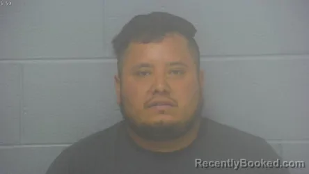 Mugshot of Jorge Alejandro Marin Ramirez booked in Greene County, Missouri on July 28, 2026