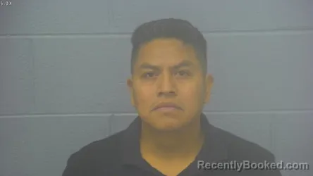 Mugshot of Jesus Manuel Malaga-Velazco booked in Greene County, Missouri on August 23, 2026