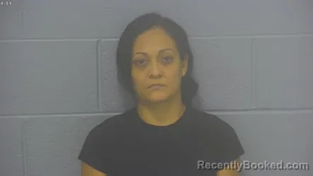 Mugshot of Joelyth Olivia Meza Gomes booked in Greene County, Missouri on October 12, 2026