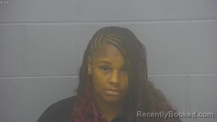 Mugshot of JAQUALA TASHAY PYRON booked in Greene County, Missouri on March 17, 2026