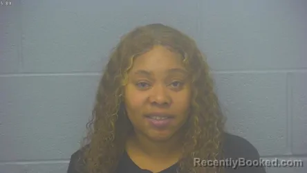 Mugshot of JEAUGHNNA JOYLARAE SMITH booked in Greene County, Missouri on March 24, 2026