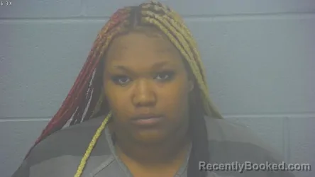 Mugshot of JAYLAN LANAE WILLIAMS booked in Greene County, Missouri on May 10, 2026