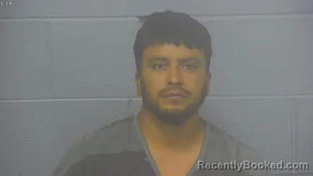 Mugshot of Juventino Zarate Tovar booked in Greene County, Missouri on August 8, 2026