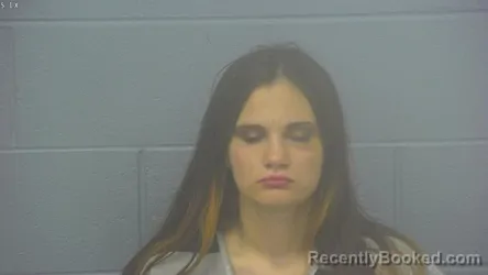 Mugshot of Kloe Irene Lucille Kyger booked in Greene County, Missouri on August 12, 2026