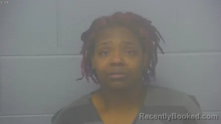 Mugshot of KARLIE SHANELL ROBINSON booked in Greene County, Missouri on May 8, 2026