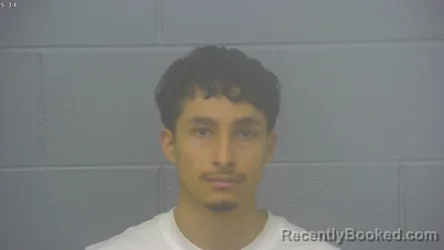 Mugshot of Kevin Sebastian Sierra-Leon booked in Greene County, Missouri on August 9, 2026
