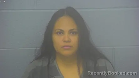 Mugshot of Katia Y Serrano-Flores booked in Greene County, Missouri on August 6, 2026