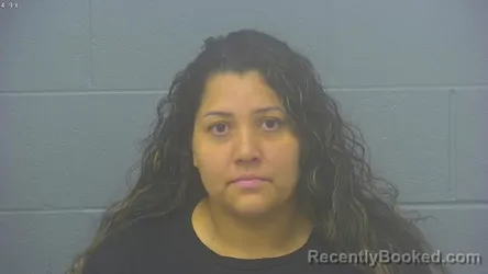 Mugshot of KAREN OLIMPIA URBINA-IZAGUIRRE booked in Greene County, Missouri on March 21, 2026